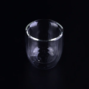 220ml Crystal Double Wall Glass Cup With Customized Logo