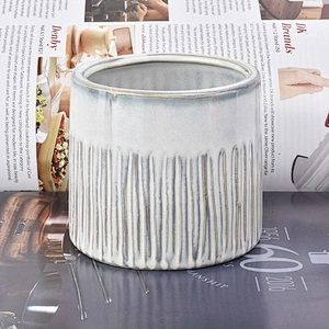 10oz Supplier home decoration marble ceramic candle holder for table