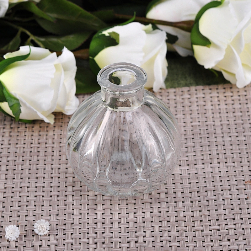 4oz Round shape transparent glass perfume bottles fragrance bottle