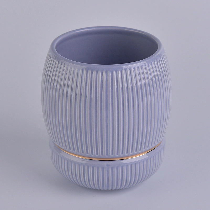 Sunny manufacturer custom empty ceramic scented jars candle in bulk