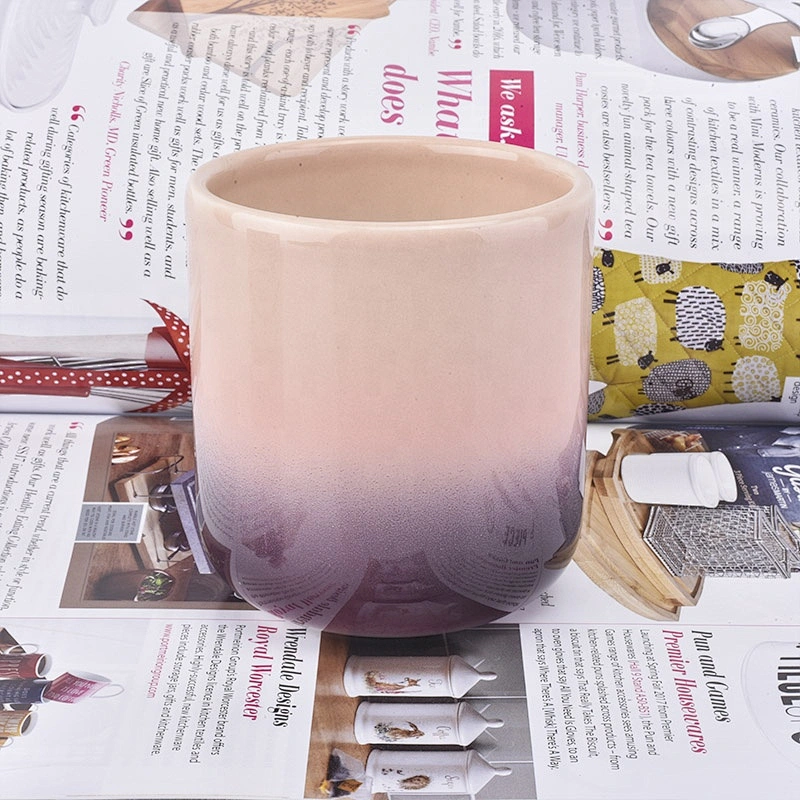 8oz Bulk home decoration luxury ceramic candle jar