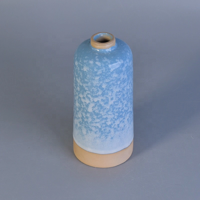 10oz 12oz Vintage blue reed diffuser ceramic bottles