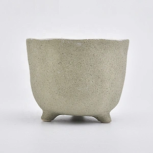 Empty matte tealight candle holder for table