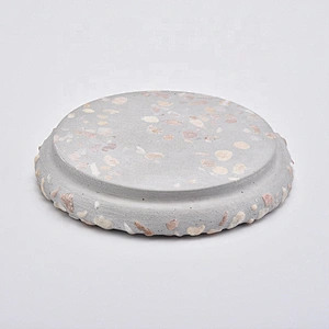luxury cement customized lid for candle jars holder