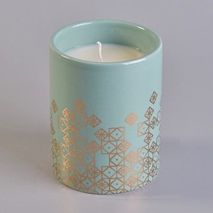 6oz 8oz 10oz Home decoration beautiful aroma scented candle ceramic holder