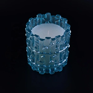 Home decoration Custom tree glass candle holder wholesales