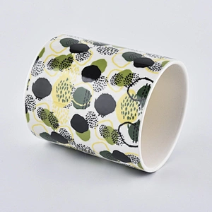Fancy Wholesale Candle Ceramic Container For Wedding Party