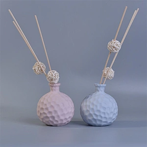 Sunny white round ceramic diffuser bottle made in China with top sale