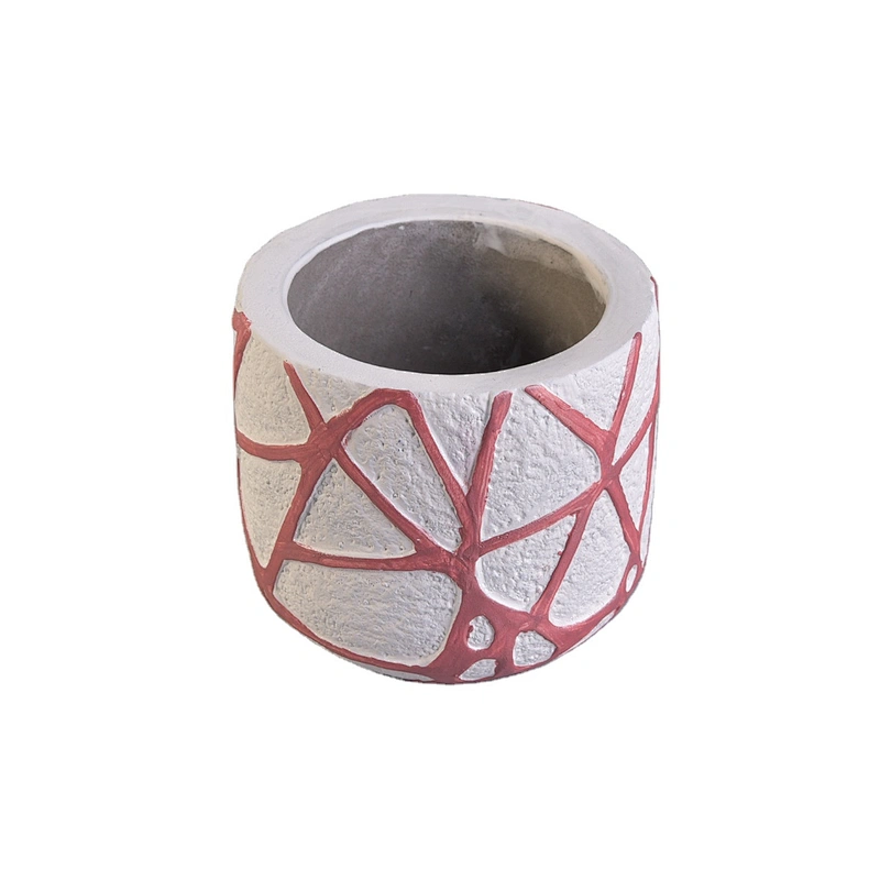 Wholesales custom decorative empty cement candle holder container 10oz