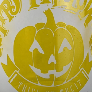 10oz halloween empty custom bulk tealight glass candle holders