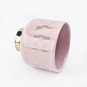 Sunny luxury pink stand candle glass jars wholesales