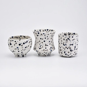 Stylish Home Decoration Ceramic Candle Jars