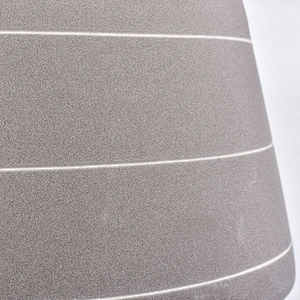 Custom logo Matte grey ceramic candle jar