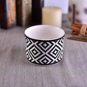 10oz Halloween custom ceramic small candle jars