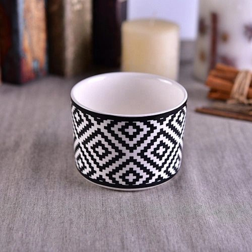 10oz Halloween custom ceramic small candle jars