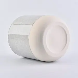 380ml Ceramic Candle Holder With Different Decoration