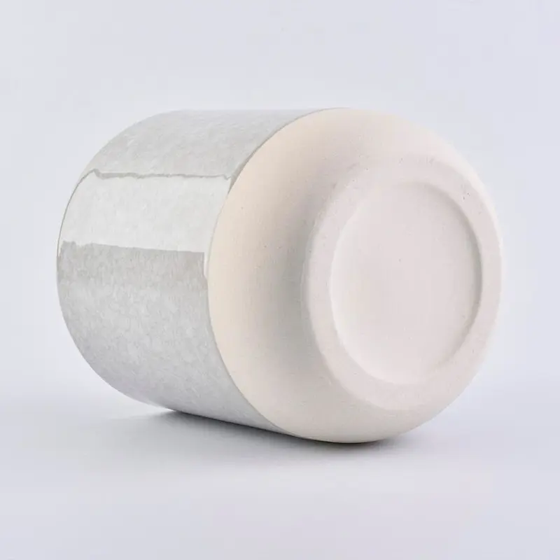 380ml Ceramic Candle Holder With Different Decoration
