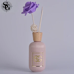 Sunny 247ml 153g pink or white  ceramic aromatherapy reed diffuser