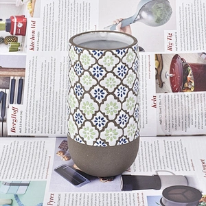 450ml Vintage Matte pillar ceramic candle jar home decor