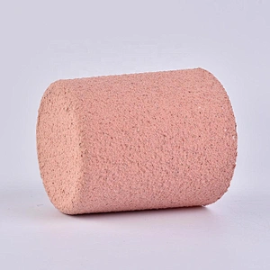 Wedding decorative pink votive candle concrete jar 10oz 20oz