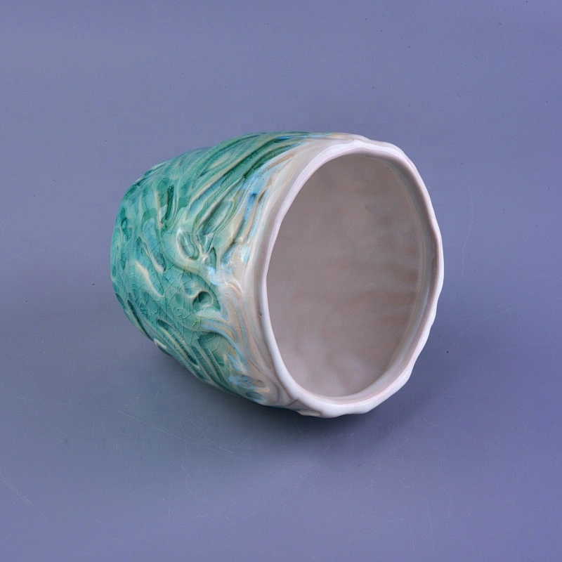 500ml Luxury decorative ceramic candle holders in bulk