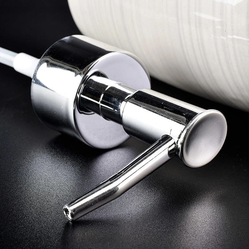 glazing ceramic glass bath accessories sets ceramic bottle lotion dispenser