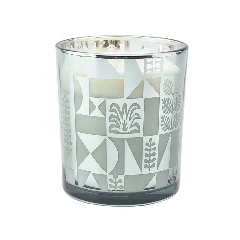 Wholesales luxury custom empty candle glass holder jars 10oz 20oz