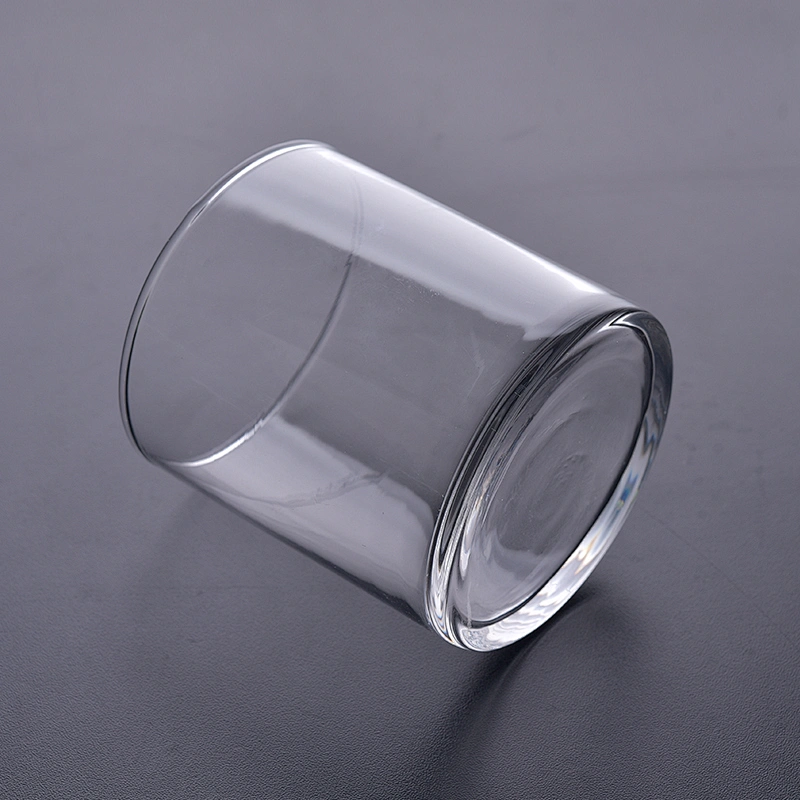14oz clear elegant glass candle holders home decorations candle vessels