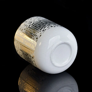 Gold Ceramic Candle Jar Wholesale