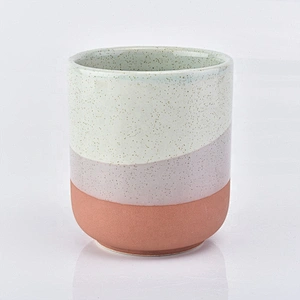 10oz Custom tea light ceramic candle holder