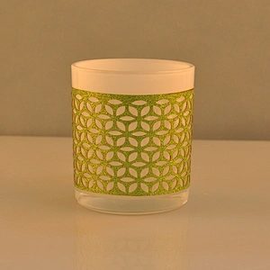 Wholesales woven luxury glass candle jar in bulk 6oz 8oz 10oz