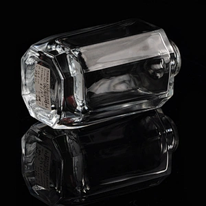 4oz transparent octagon high-white glass perfume bottles fragrance bottles