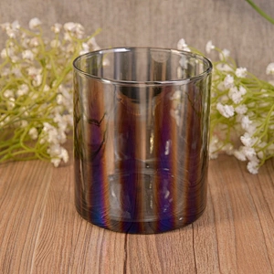 Luxury colored glass tea light candle holders