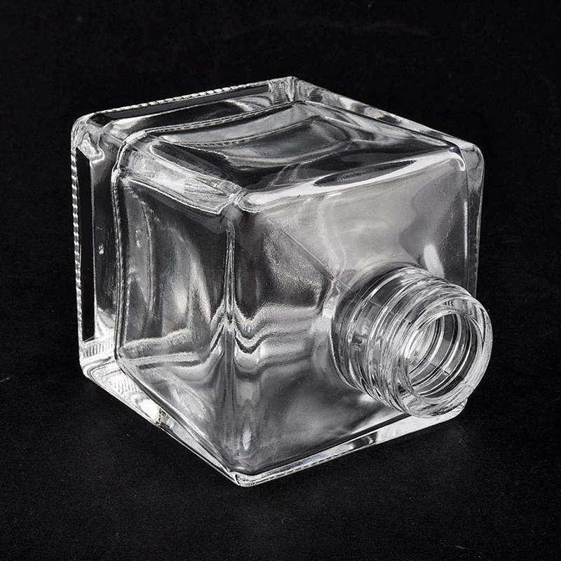 luxury square glass diffuser bottle