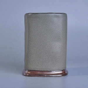 26+ years experience wholesale glaze square candle ceramic vessel