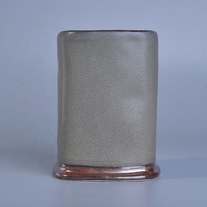 26+ years experience wholesale glaze square candle ceramic vessel