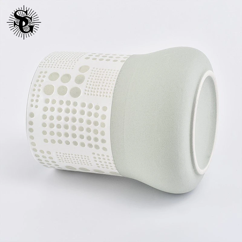 Sunny Glass great design 320ml ceramic candle jars  made in China