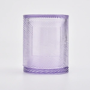 Luxury Glass Candle Jar With Lid