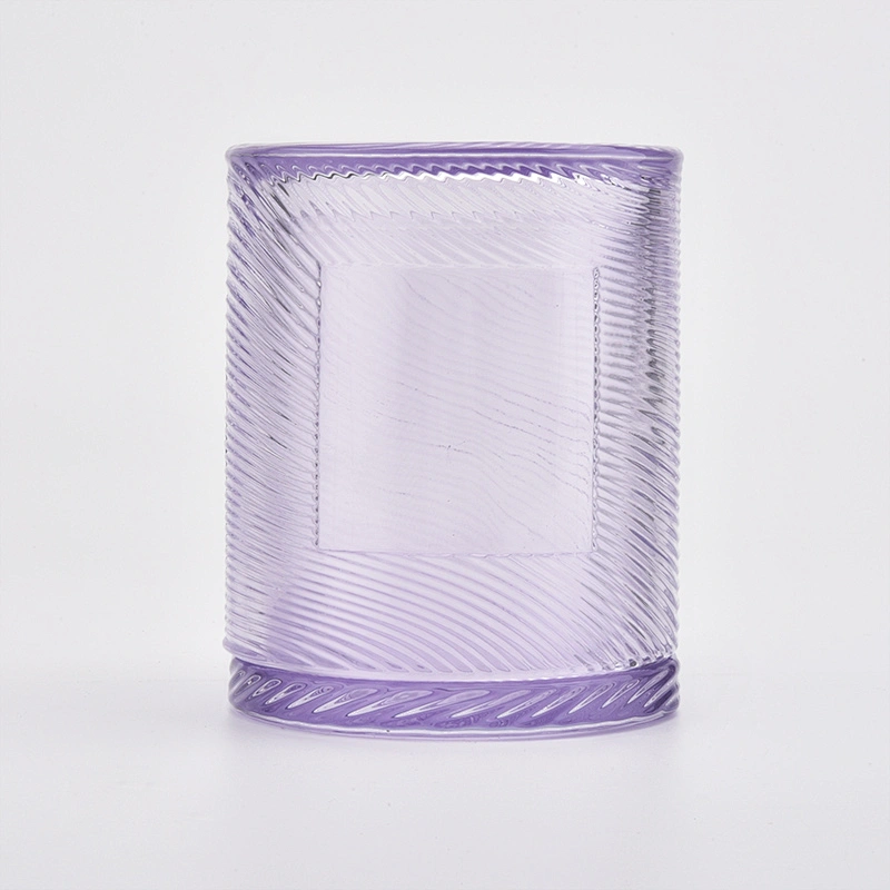 Luxury Glass Candle Jar With Lid