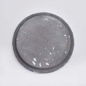 luxury custom concrete cement lid for candle jars