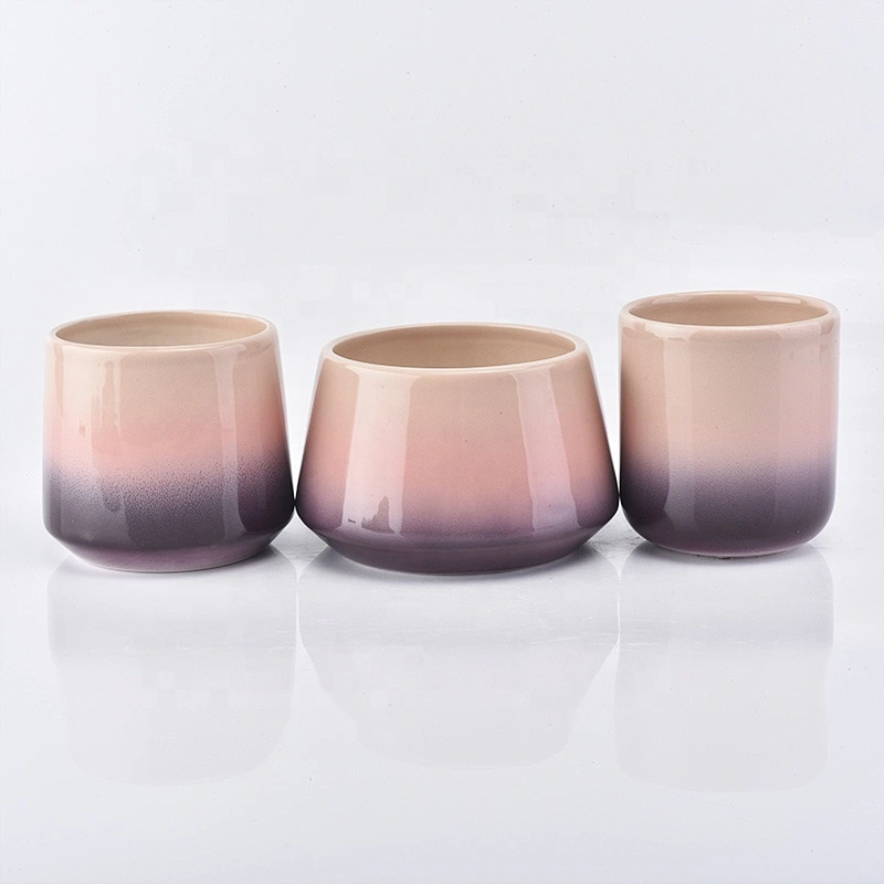 8oz Bulk home decoration luxury ceramic candle jar