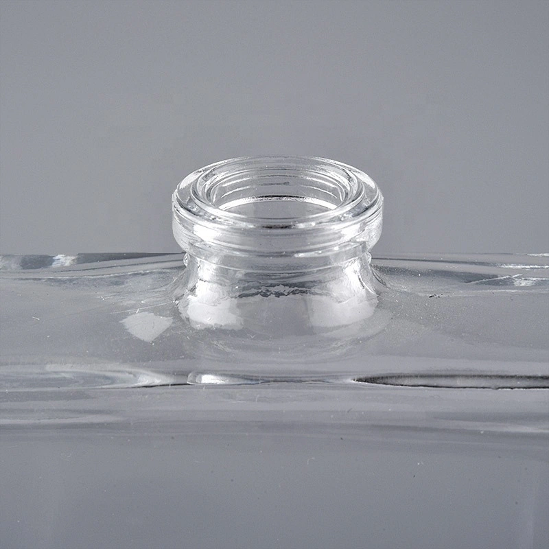 60ml Flat-Square Clear Glass Bottle for wholesale
