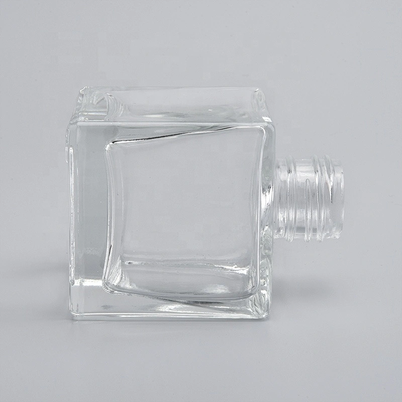 Sunny square empty reed diffuser glass bottles for home decor fragrance container