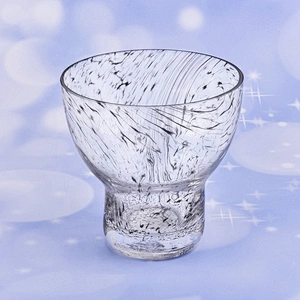 8oz 10oz crystal glass candle holder containers home decoration