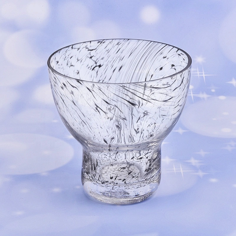 8oz 10oz crystal glass candle holder containers home decoration