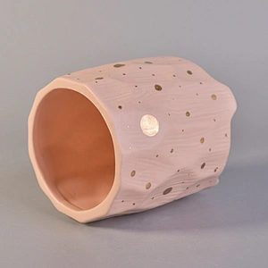 Wholesales custom luxury ceramic decorative candle containers home decor