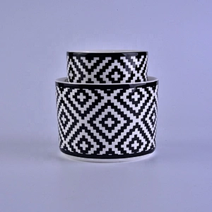 10oz Halloween custom ceramic small candle jars