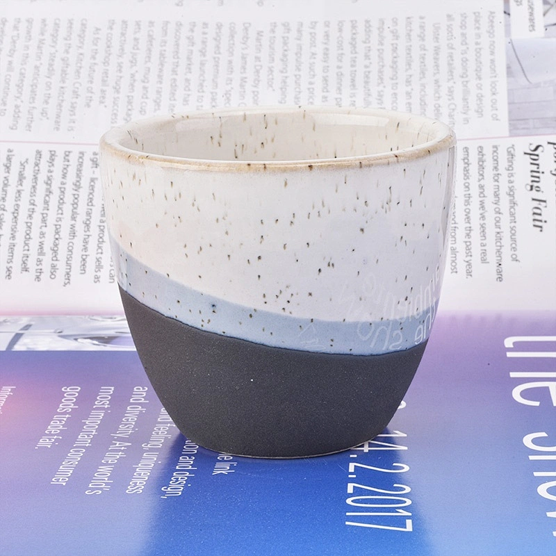 40ml Frosted tea light ceramic candle jars