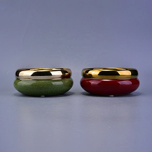 Sunny custom empty large ceramic candle holder container 10oz 20oz