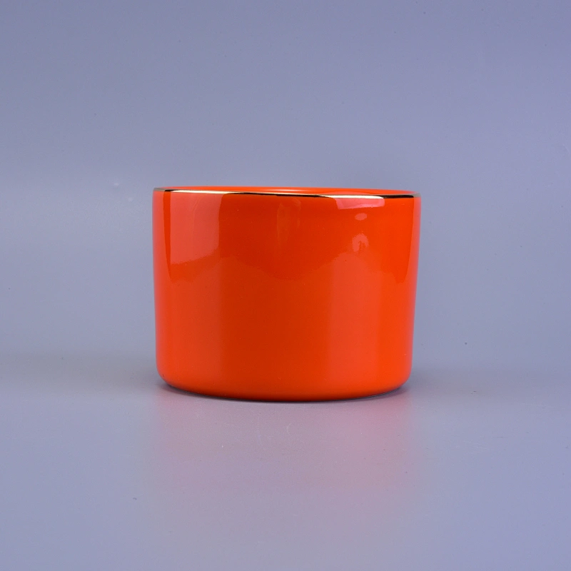 luxury antique ceramic candle holders jar